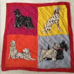 Adrienne Vittadini Dog Print Scarf